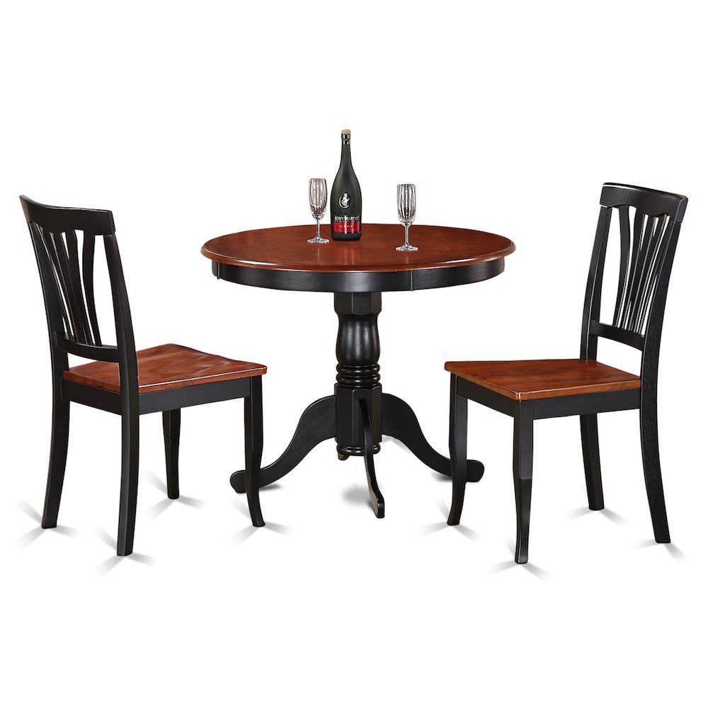3  PC  Kitchen  nook  Dining  set-small  Kitchen  Table  and  2  Kitchen  Chairs. Picture 1