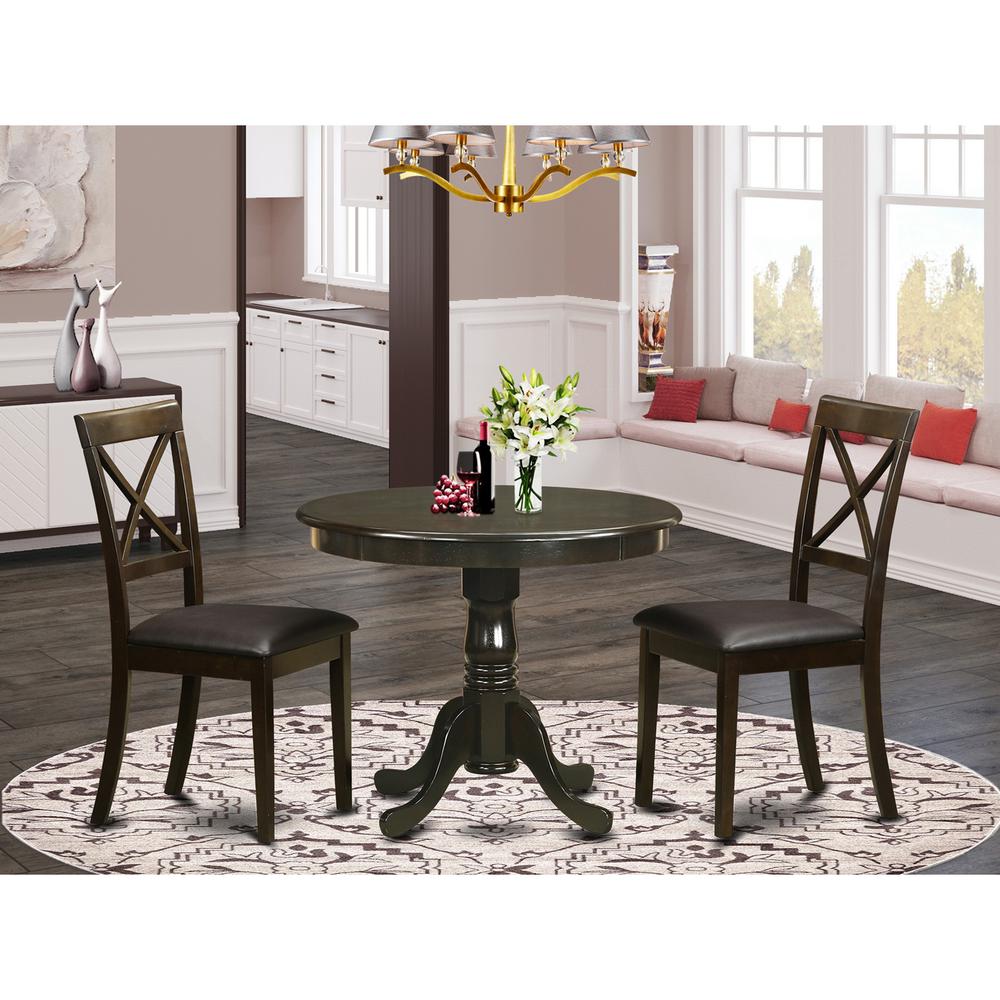 3  PC  Kitchen  Table-Kitchen  Table  and  2  Dining  Chairs. Picture 1