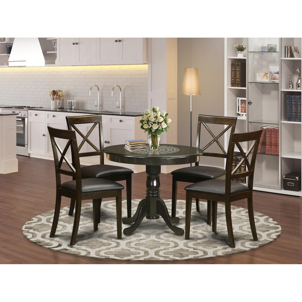 5  Pc  Kitchen  nook  Dining  set-Kitchen  Table  plus  4  Chairs  for  Dining  room. Picture 4