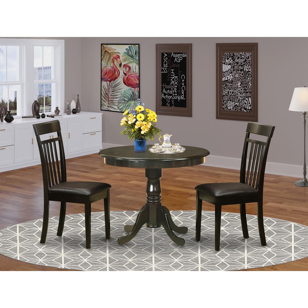 3 Pc Kitchen Table- Table and 2 Chairs for Dining room. Picture 1