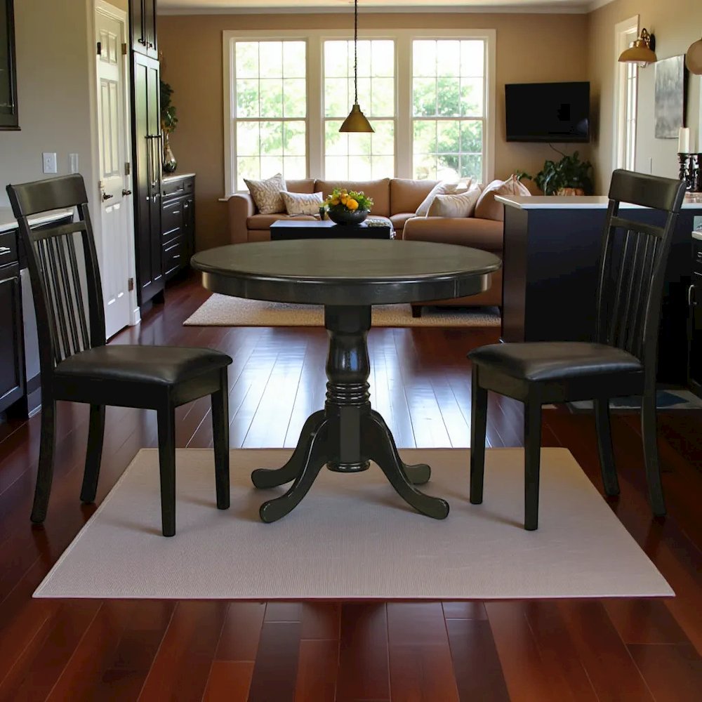 Elegant 3-Piece Dining Table Set – High Top Table and Chairs. Picture 3