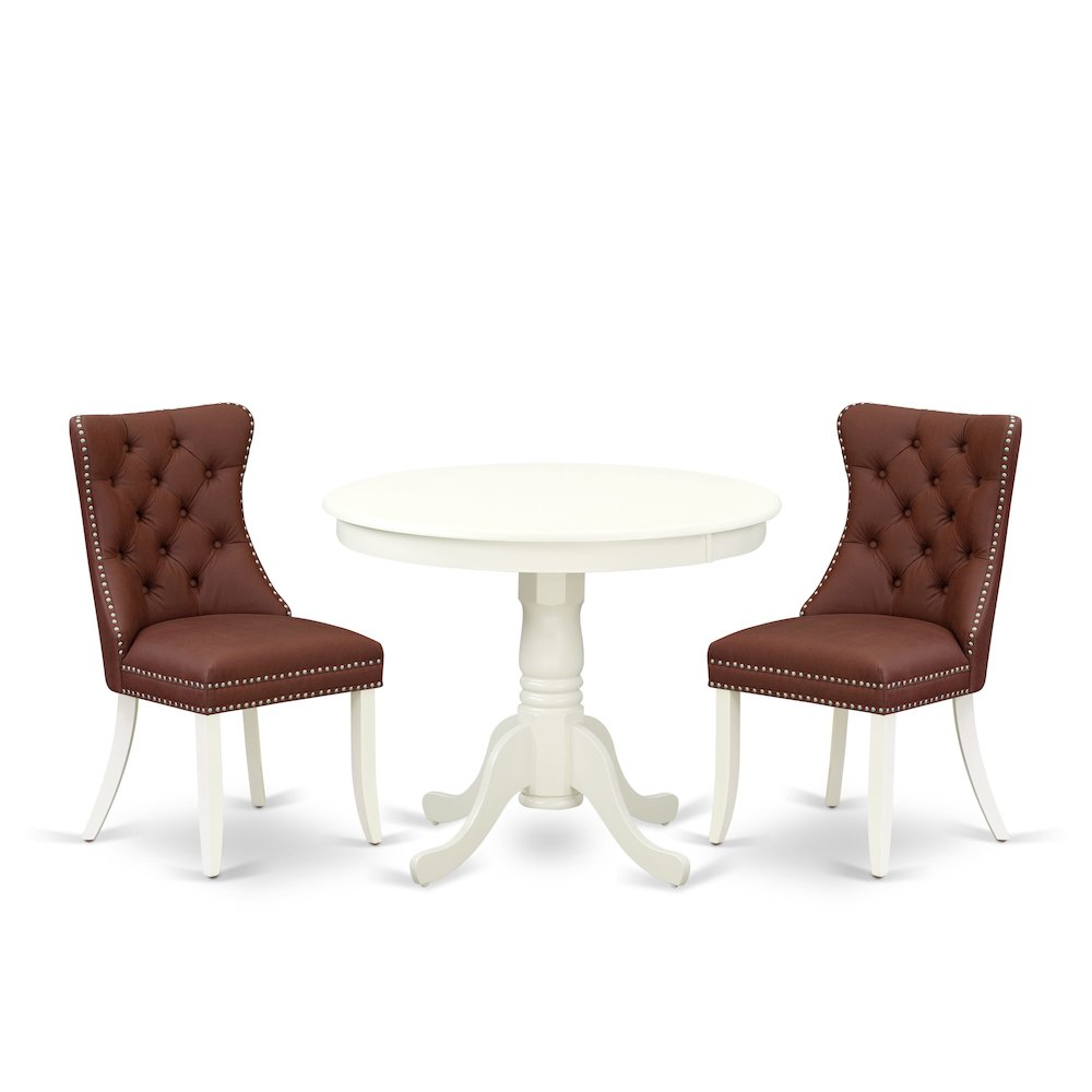 3 Piece Dining Table Set for Small Spaces. Picture 1