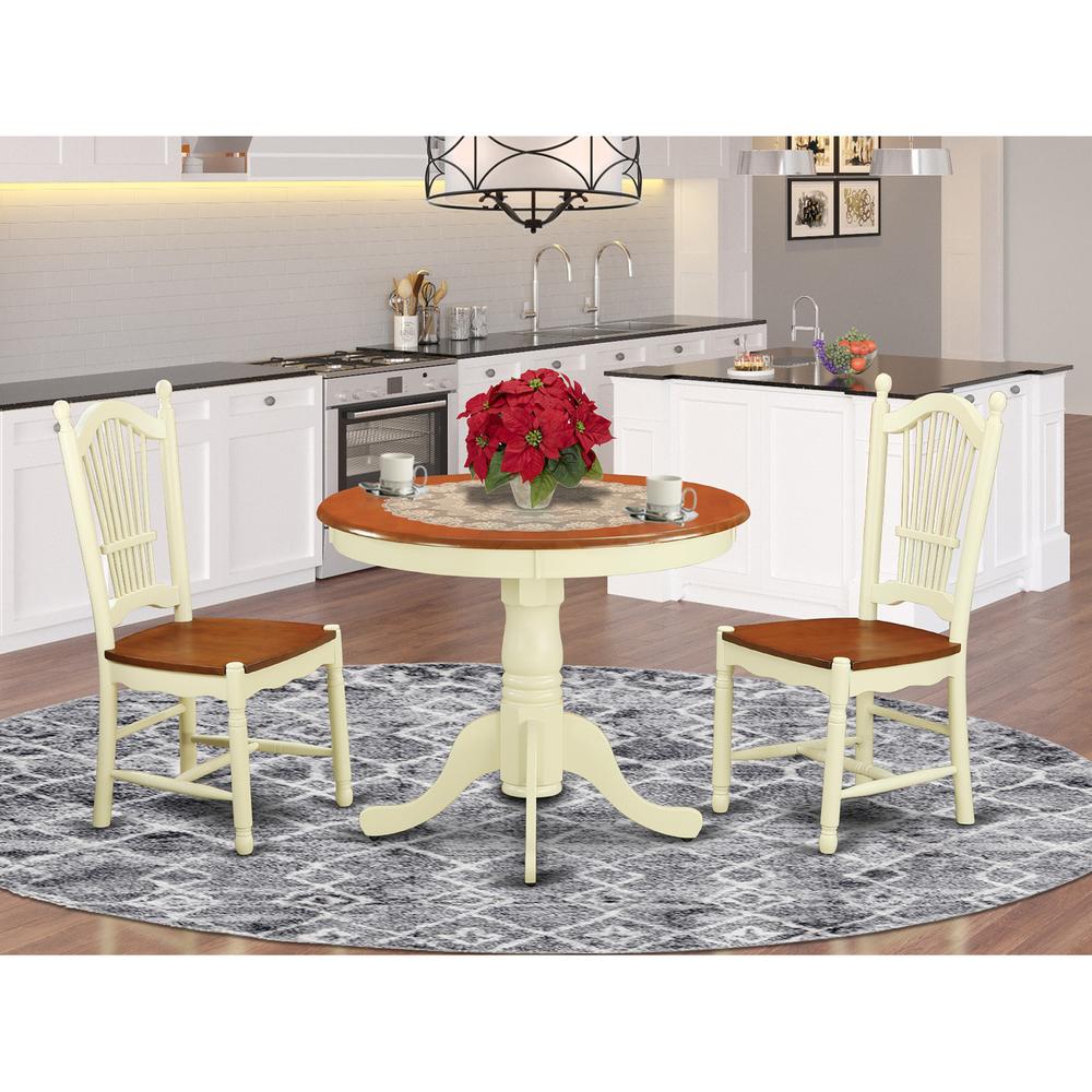 3  Pc  Kitchen  Table  set-Kitchen  Table  and  2  Kitchen  Dining  Chairs. Picture 2