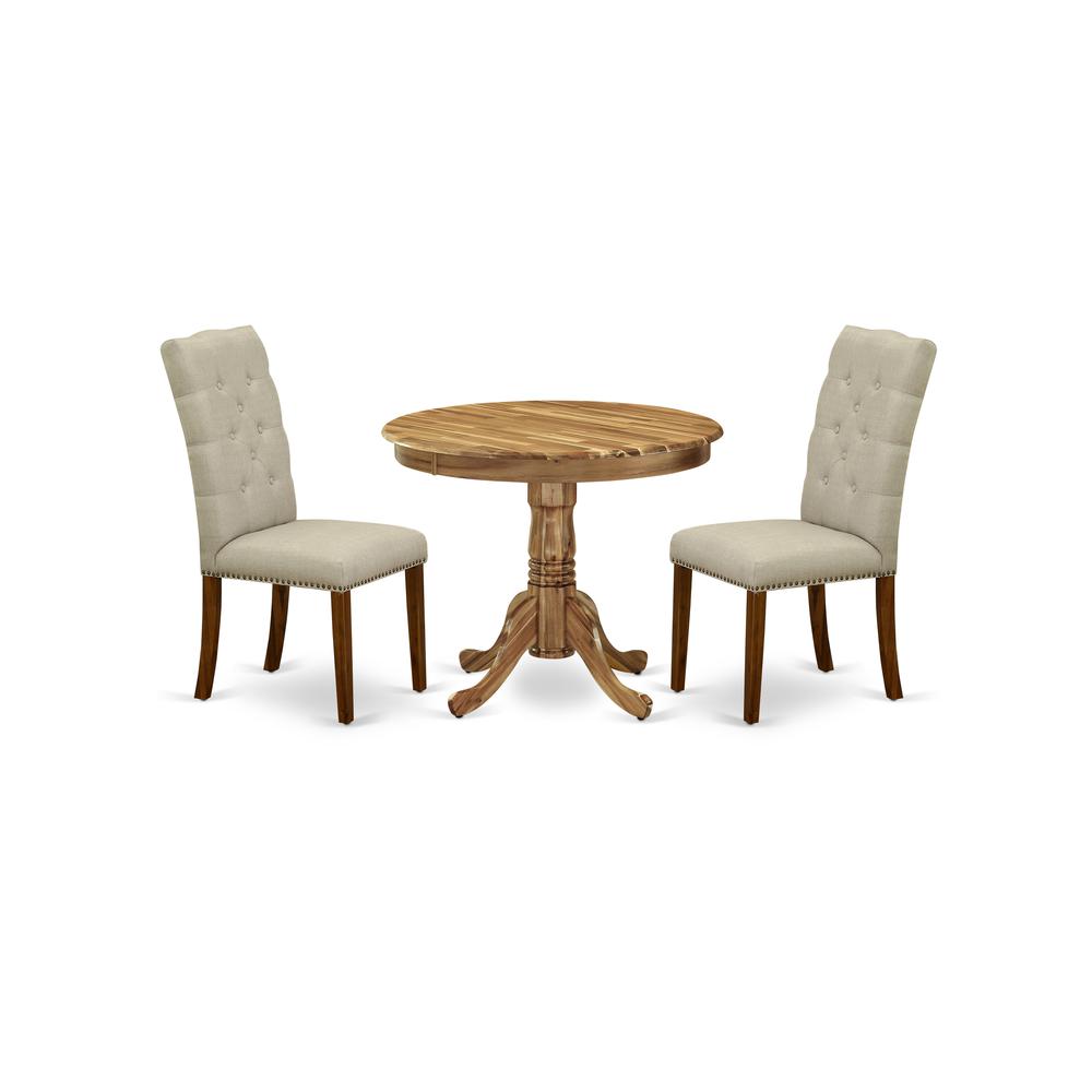 Dining Room Set Natural, ANEL3-ANA-05. Picture 1