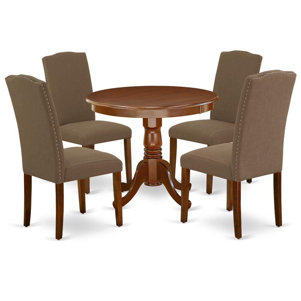 Dining Room Set Mahogany, ANEN5-MAH-18. Picture 1