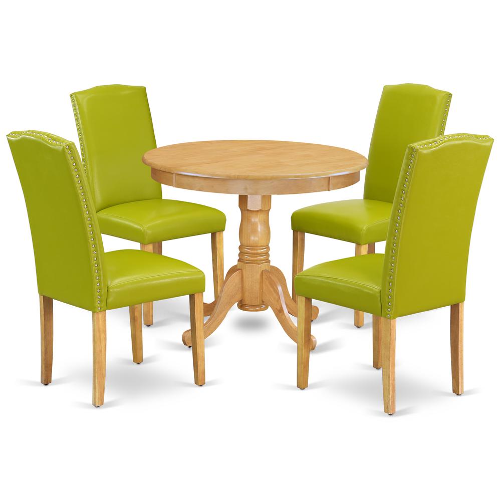 Dining Room Set Oak, ANEN5-OAK-51. Picture 1