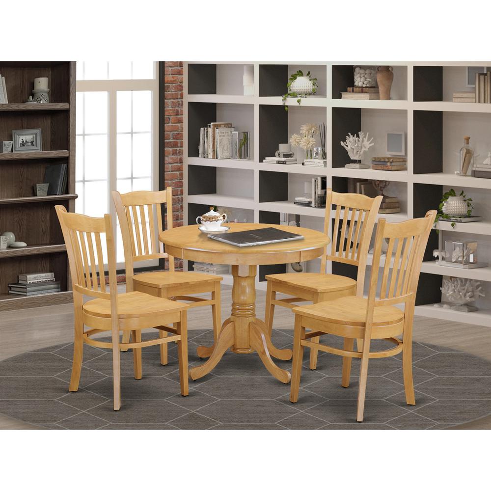 5  Pc  Small  Kitchen  Table  set  -  Kitchen  Table  and  4  Dining  Chairs. Picture 2