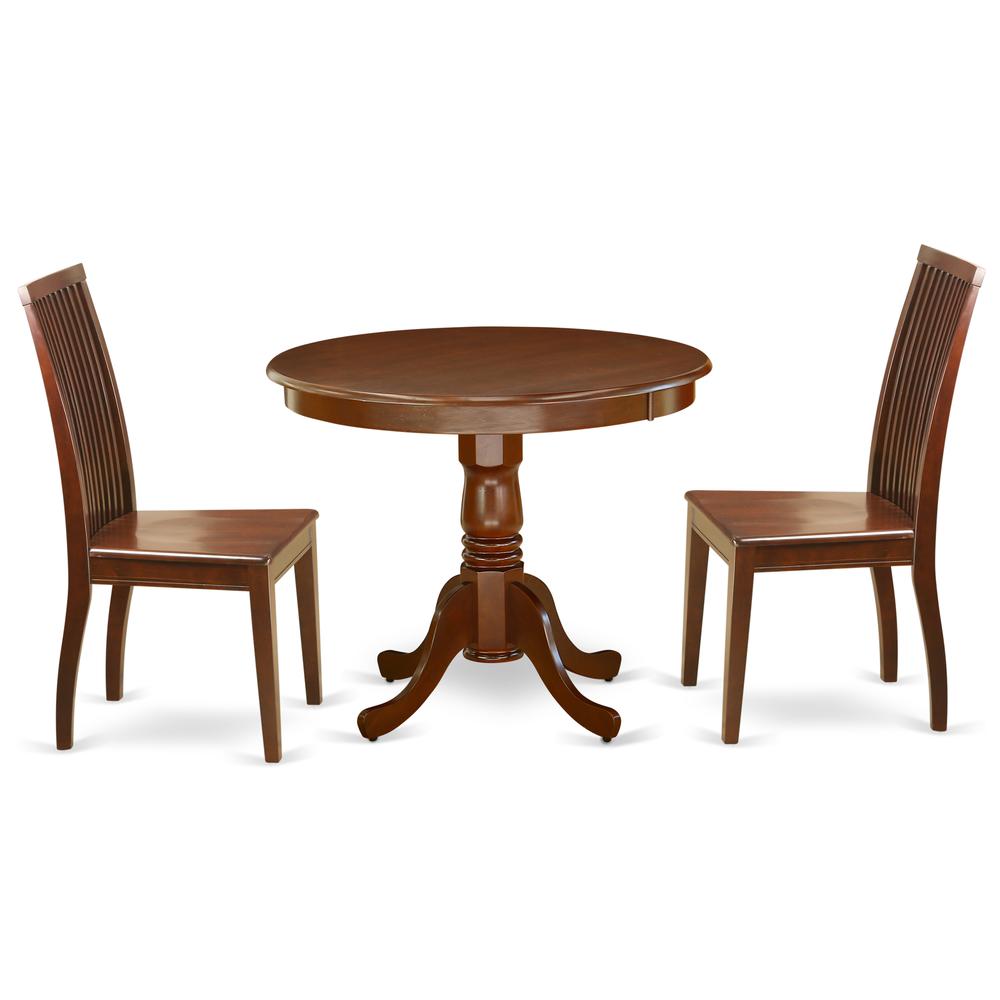 Dining Room Set Mahogany, ANIP3-MAH-W. Picture 1