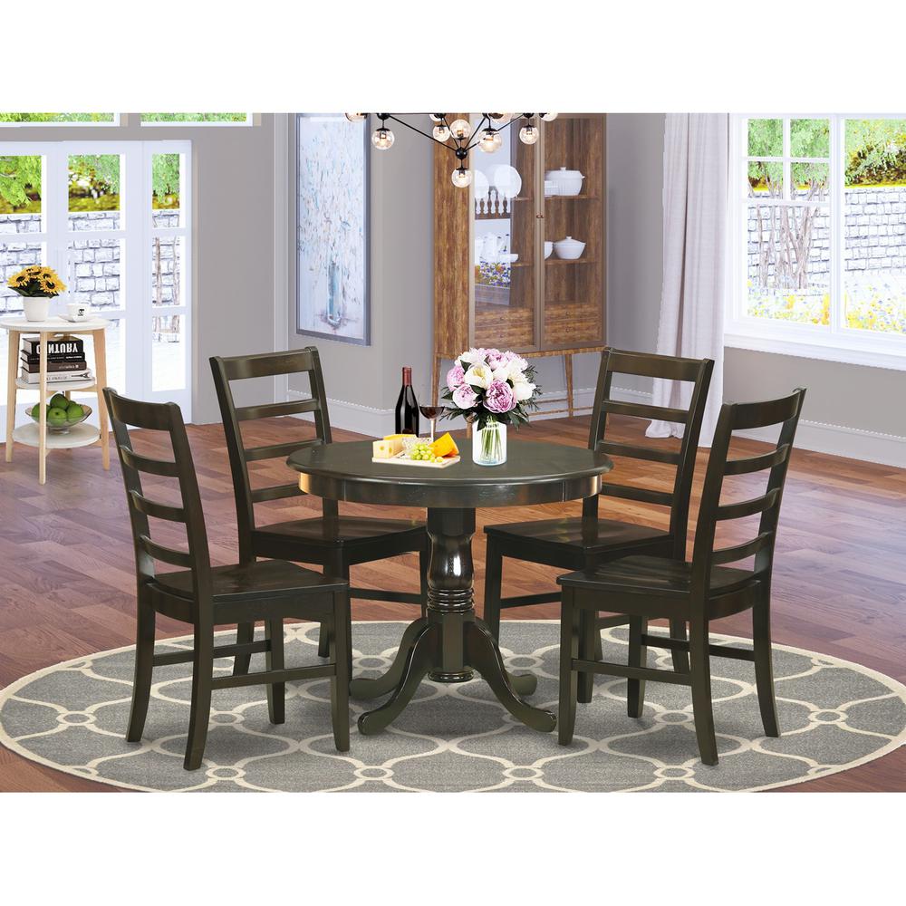 5  Pc  small  Kitchen  Table  set-  Table  plus  4  Kitchen  Dining  Chairs. Picture 2