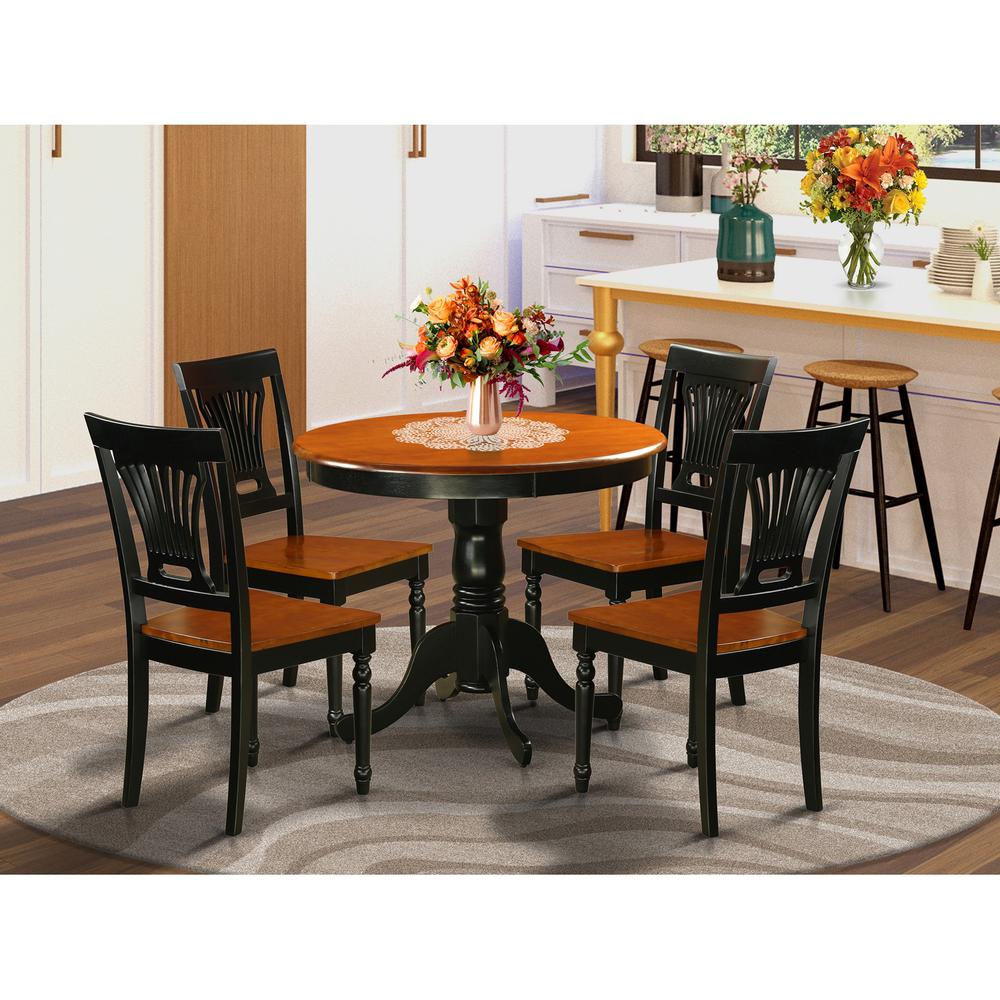 Dining  set  -  5  Pcs  with  4  Wooden  Chairs. Picture 2