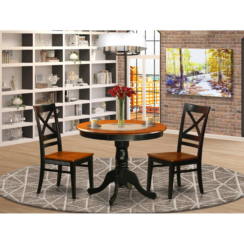 Dining  set  -  3  Pcs  with  2  Wood  Chairs. Picture 4