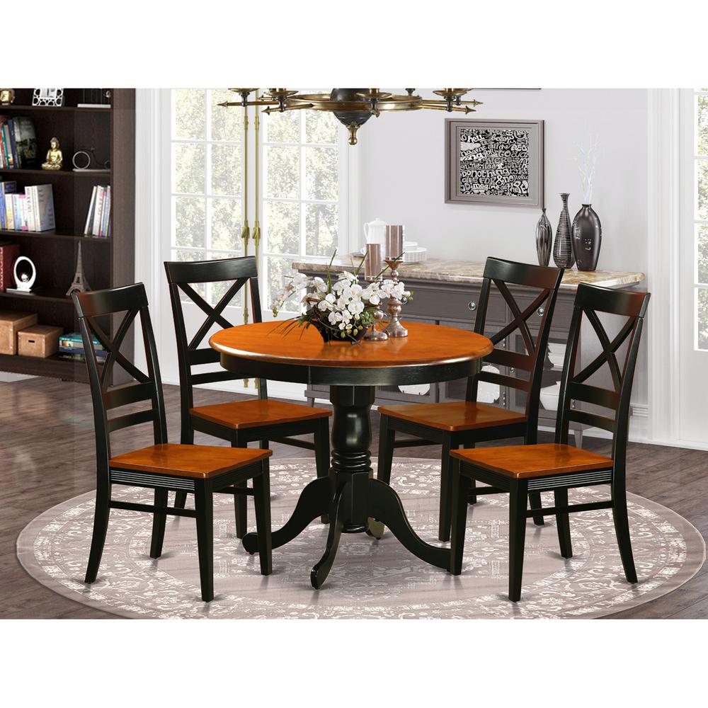 Dining  set  -  5  Pcs  with  4  Wood  Chairs. Picture 2