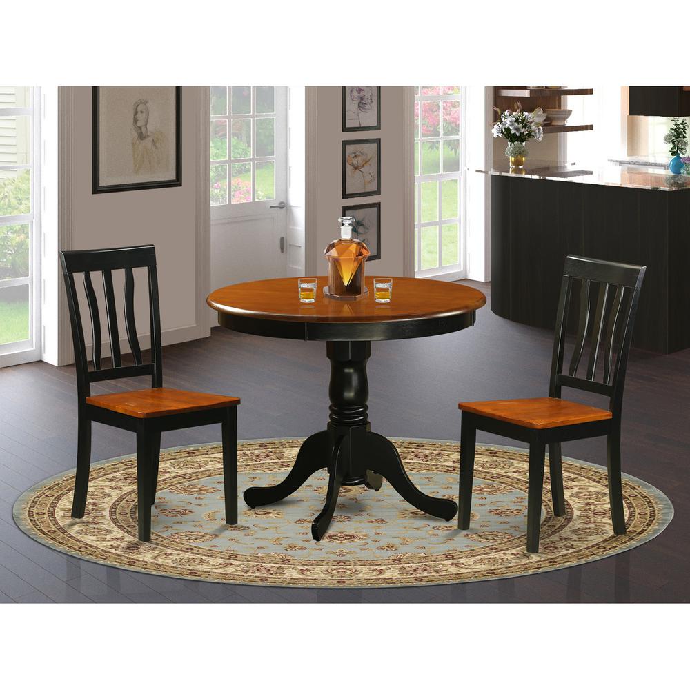 Dining  set  -  3  Pcs  with  2  Wood  Chairs. Picture 2