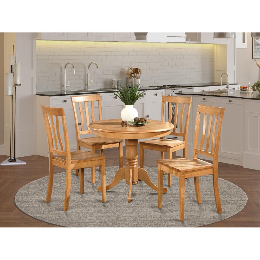 5  Pc  small  Kitchen  Table  and  Chairs  set-breakfast  nook  and  4  Kitchen  Chairs. Picture 4