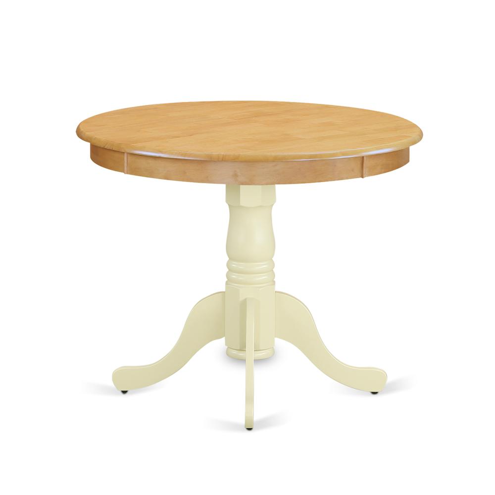 Dining Table Oak & Buttermilk, ANT-OMK-TP. Picture 1
