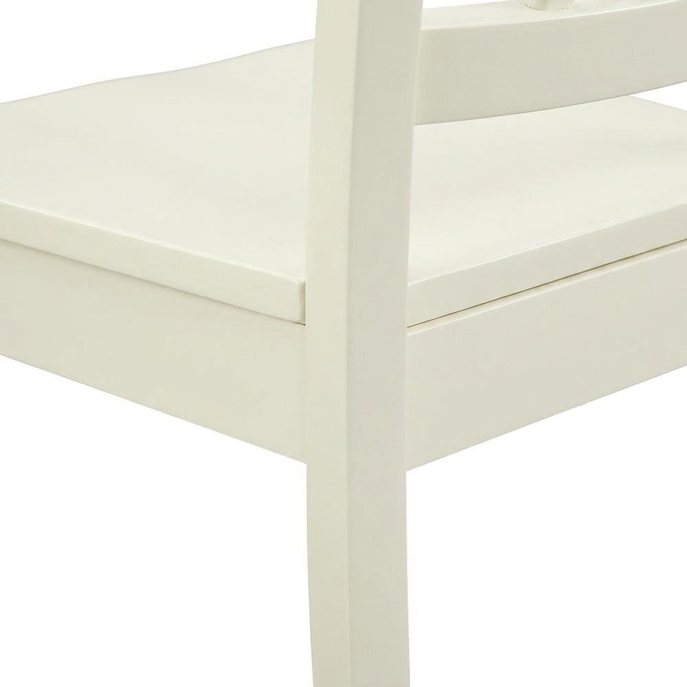 Linen-Upholstered Dining Chair with Wood Legs for Dining Room, Set of 2. Picture 8