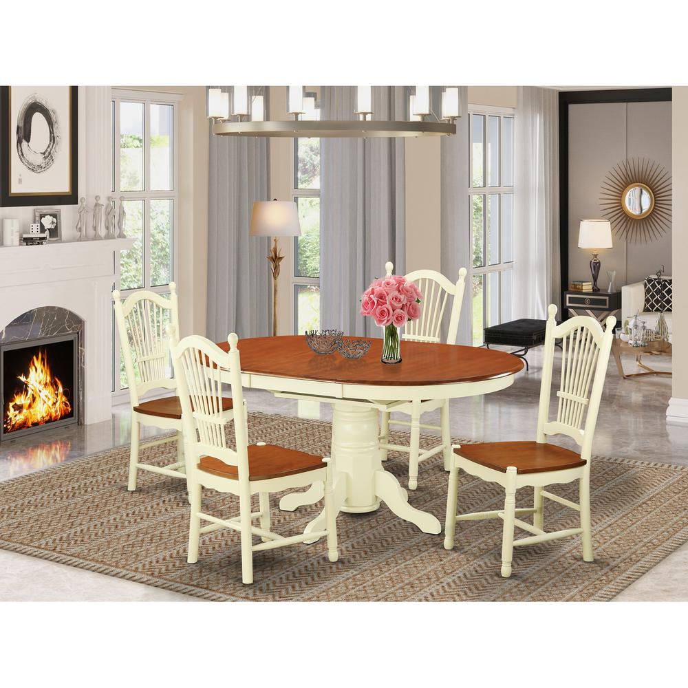 5  Pc  Dining  room  set  -Kitchen  dinette  Table  and  4  Dining  Chairs. Picture 1