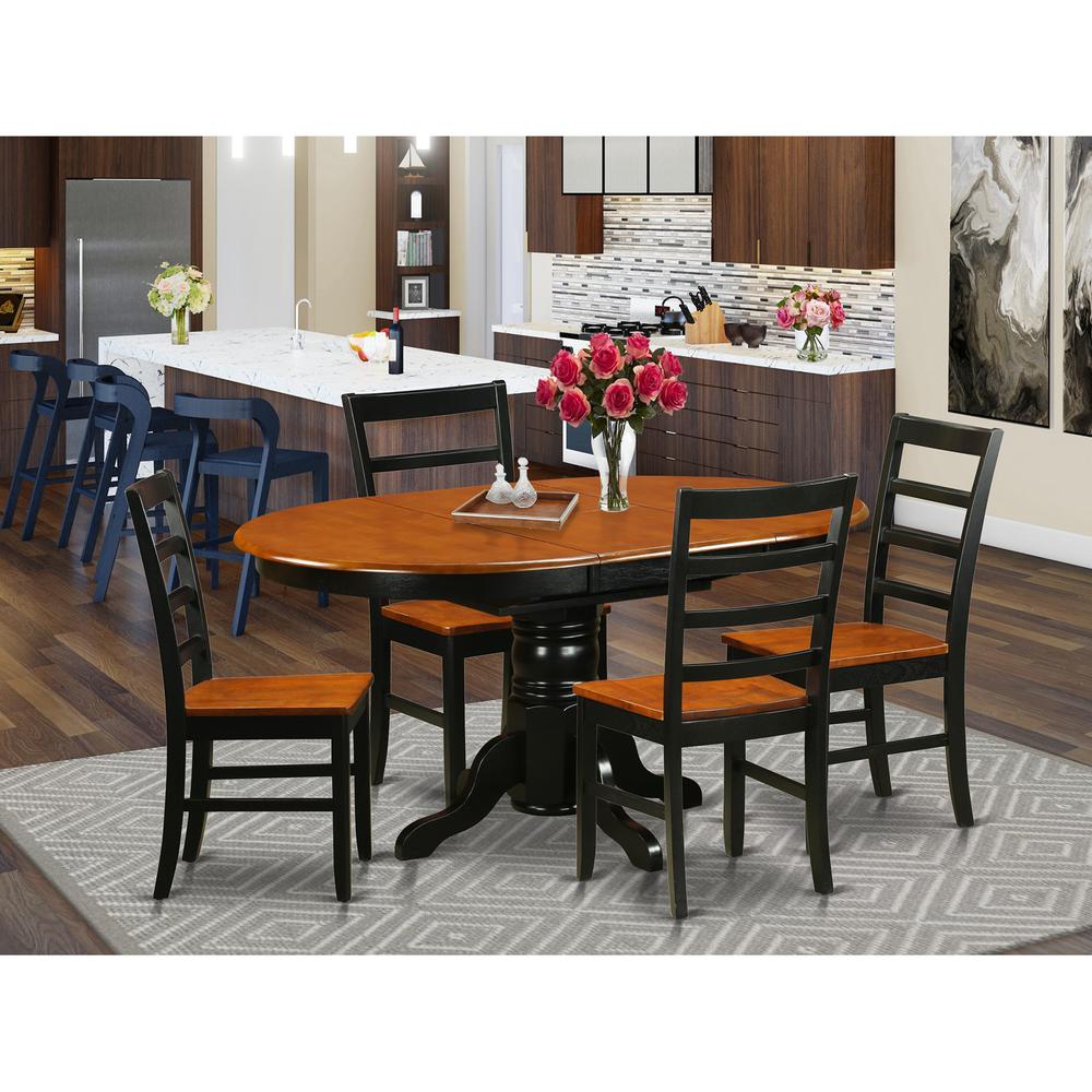 Dining  set  -  5  Pcs  with  4  Wooden  Chairs. Picture 4