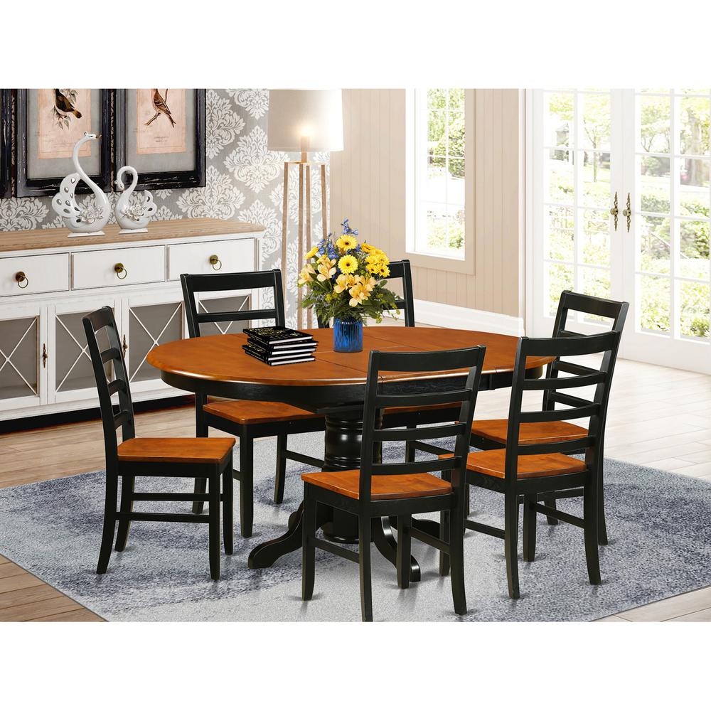 Dining  set  -  7  Pcs  with  6  Wooden  Chairs. Picture 1