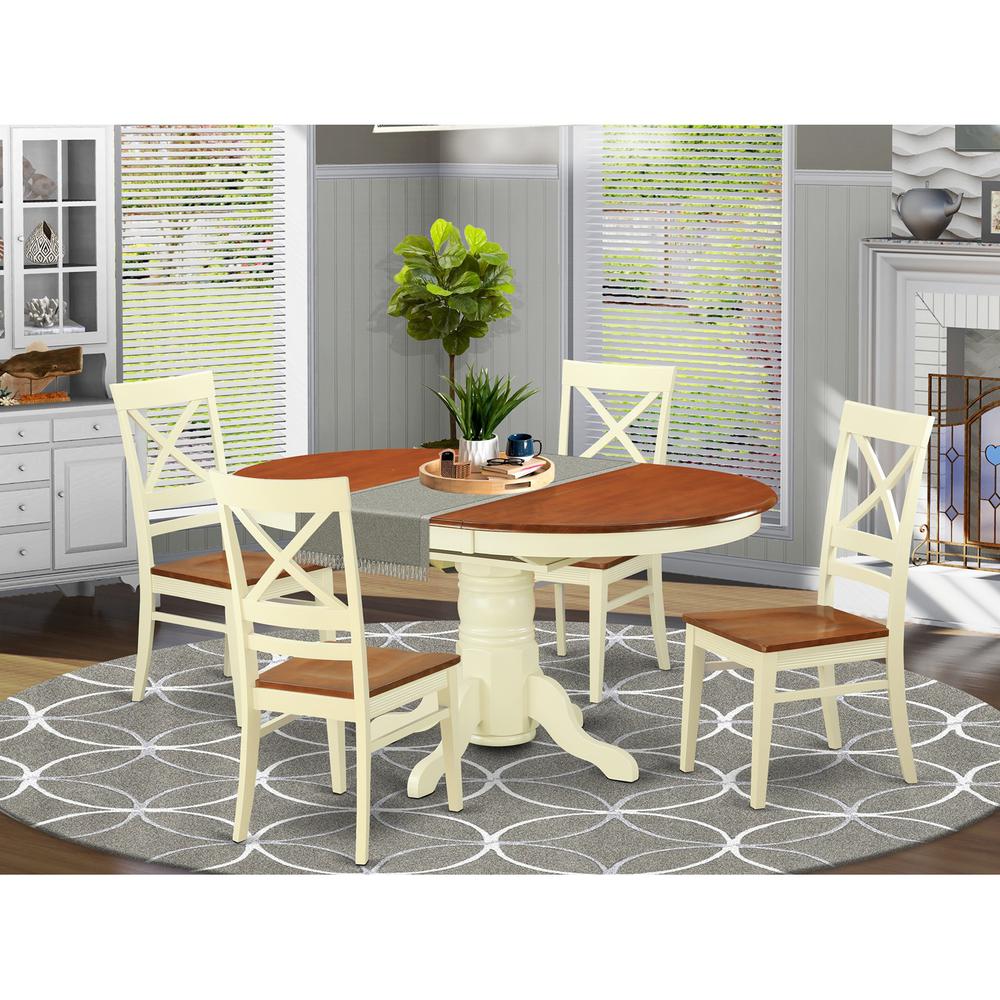 5  PC  Table  and  chair  set  -  Dining  Table  and  4  Kitchen  Dining  Chairs. Picture 1