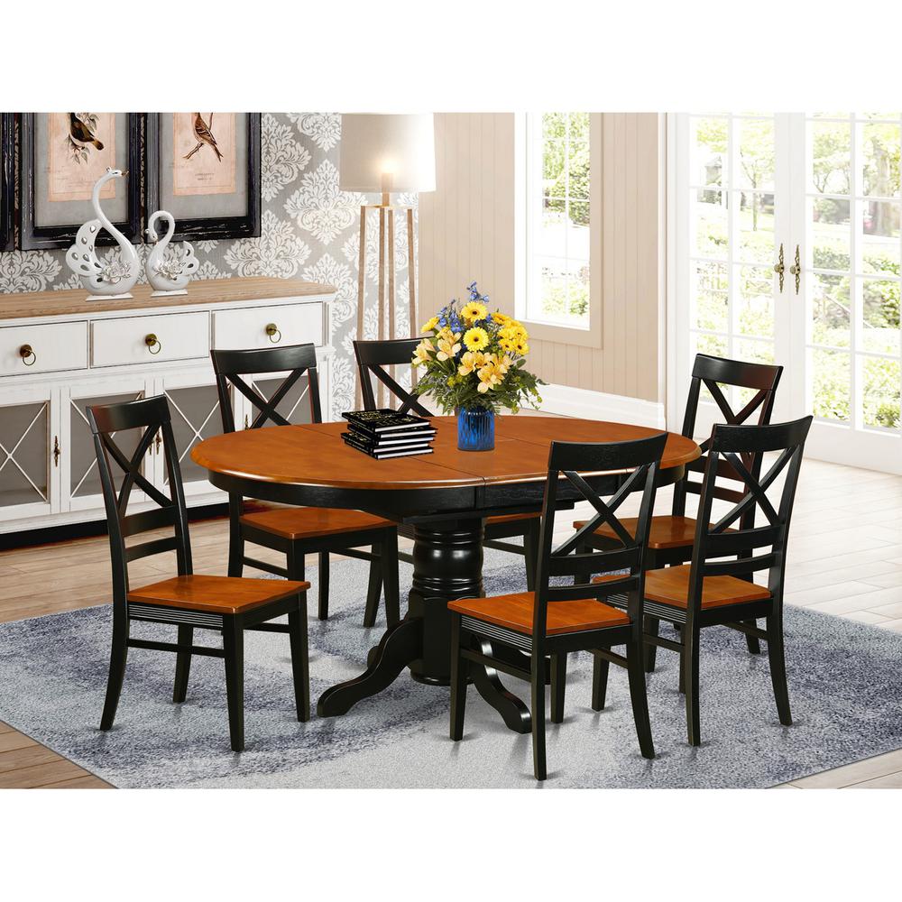 Dining  set  -  7  Pcs  with  6  Wooden  Chairs. Picture 4
