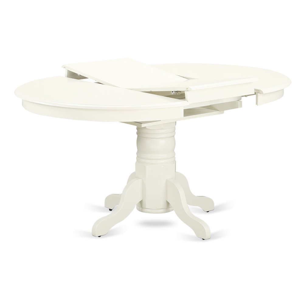 5 Piece Dining Set Consists of an Oval Dining Table with Butterfly Leaf. Picture 2