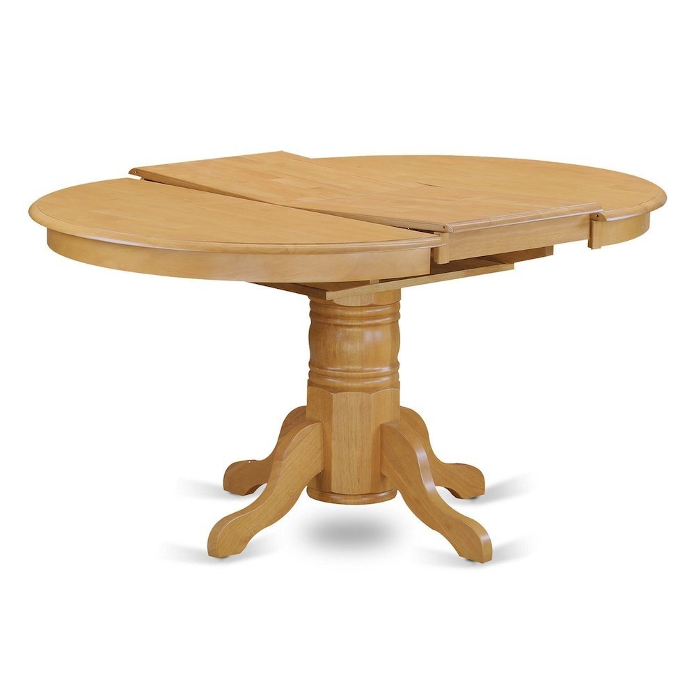 Elegant Oval Dining Table – Extendable Solid Wood Round Kitchen Table. Picture 5
