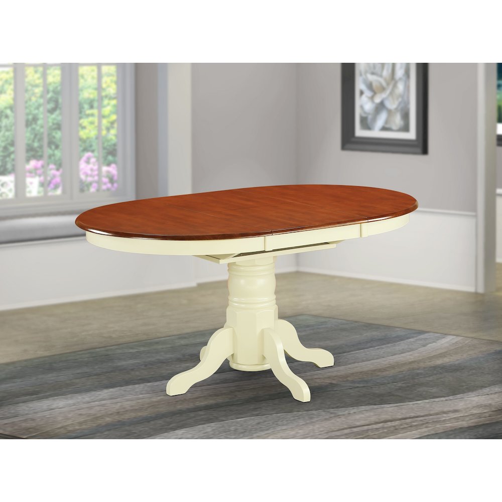 AVPL5-WHI-C 5 Pc dinette set - Dinette Table and 4 dinette Chairs. Picture 3