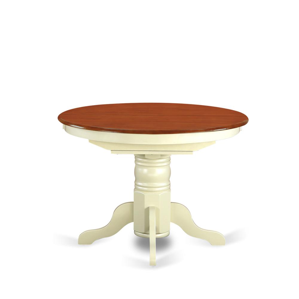 AVPL5-WHI-C 5 Pc dinette set - Dinette Table and 4 dinette Chairs. Picture 4