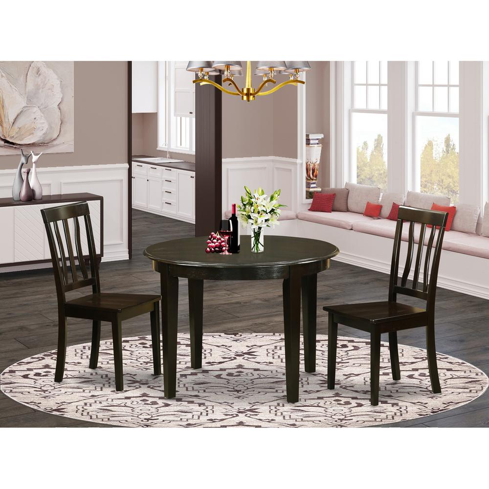3  PC  Kitchen  nook  Dining  set-Kitchen  Table  and  2  dinette  Chairs. Picture 4