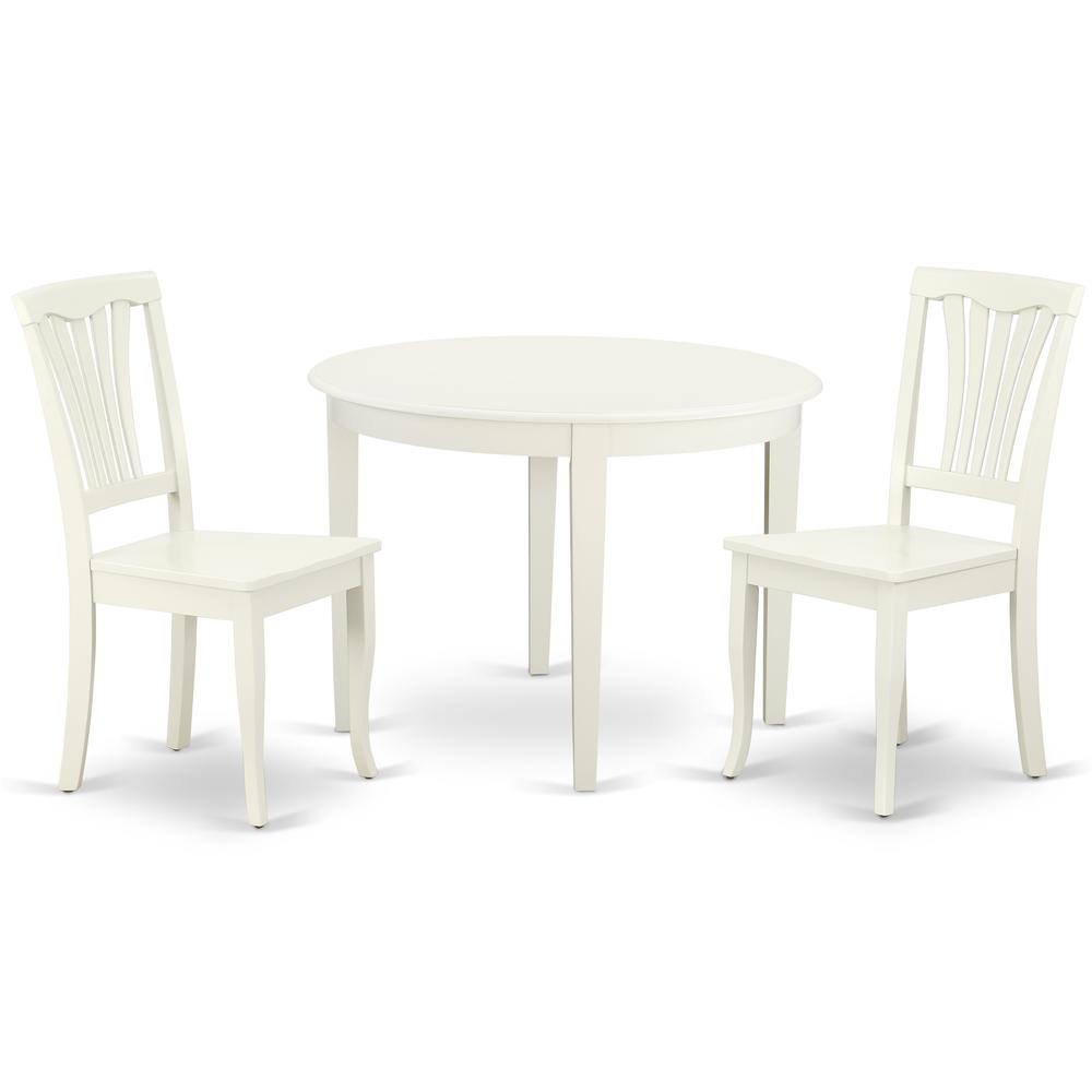 Dining Room Set Linen White, BOAV3-LWH-W. Picture 1