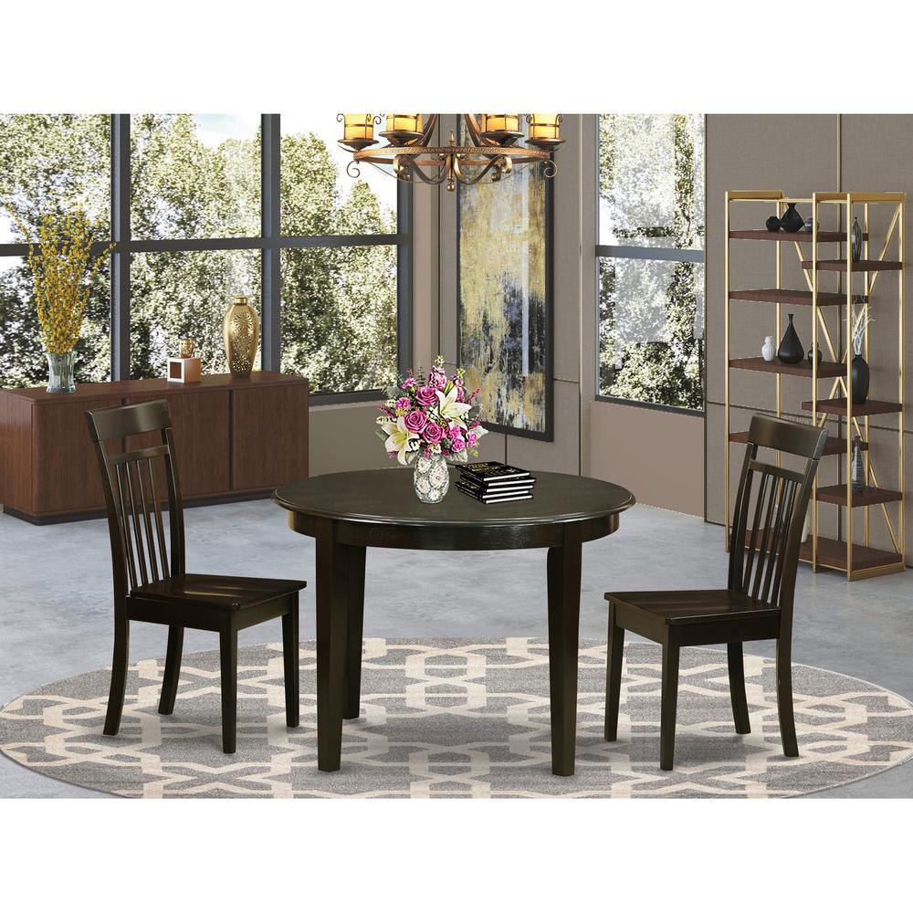 3  PC  Kitchen  nook  Dining  set-Table  and  2  Kitchen  Chairs. Picture 2