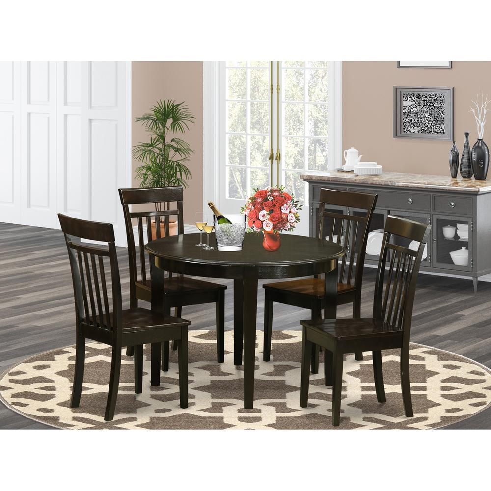 5  PC  Kitchen  nook  Dining  set-Kitchen  Table  and  4  Kitchen  Chairs.. Picture 2