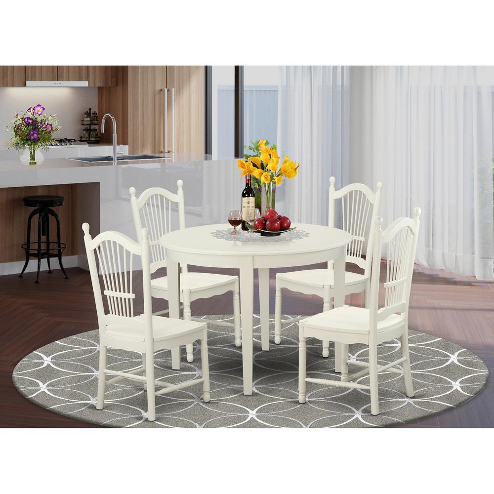 5  PcKitchen  dinette  set  -  Dinette  Table  and  4  Dining  Chairs. Picture 1