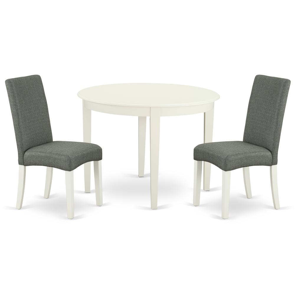 Dining Room Set Linen White, BODR3-LWH-07. Picture 1