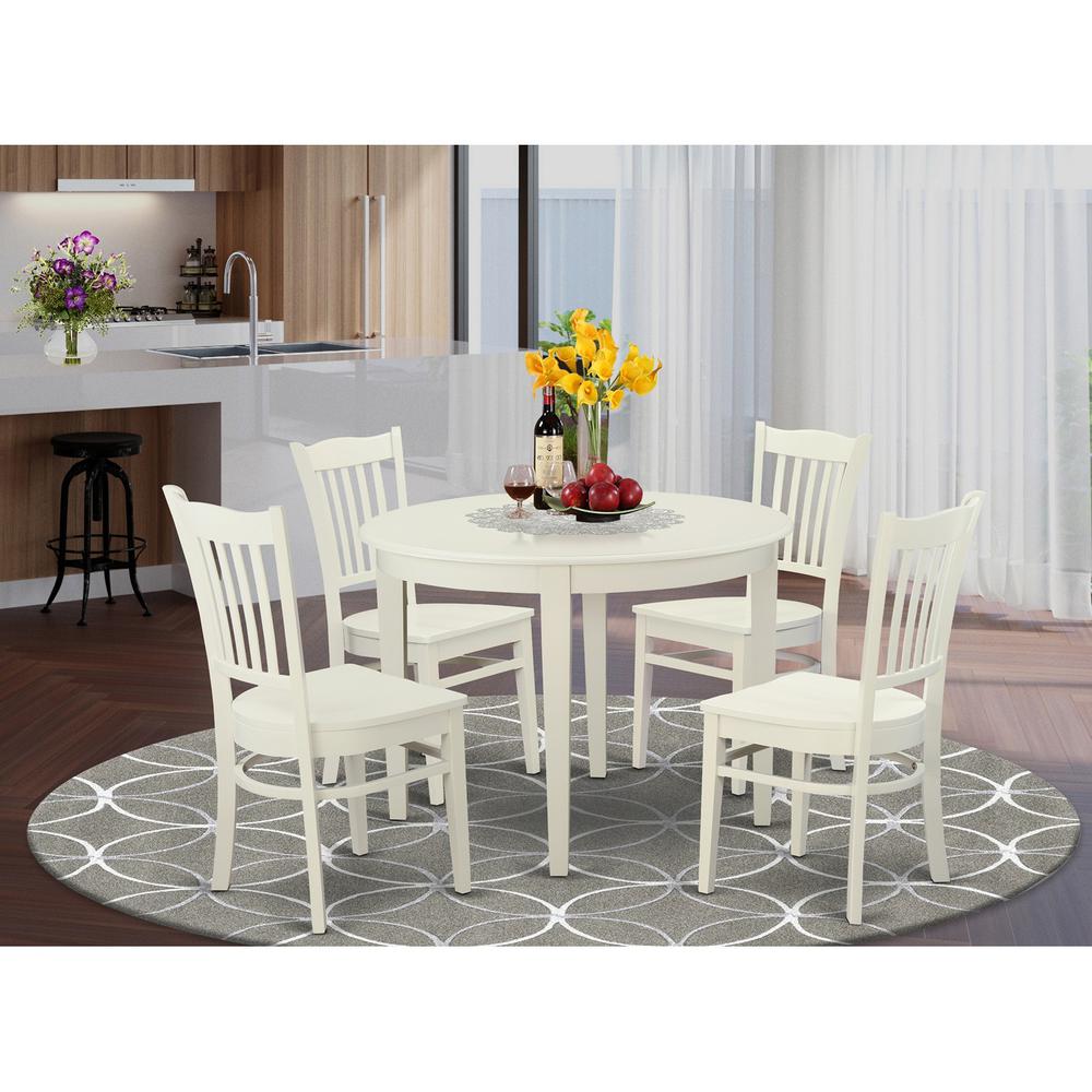 5  Pc  Dinette  set  -  Small  Kitchen  Table  and  4  Dining  Chairs. Picture 4