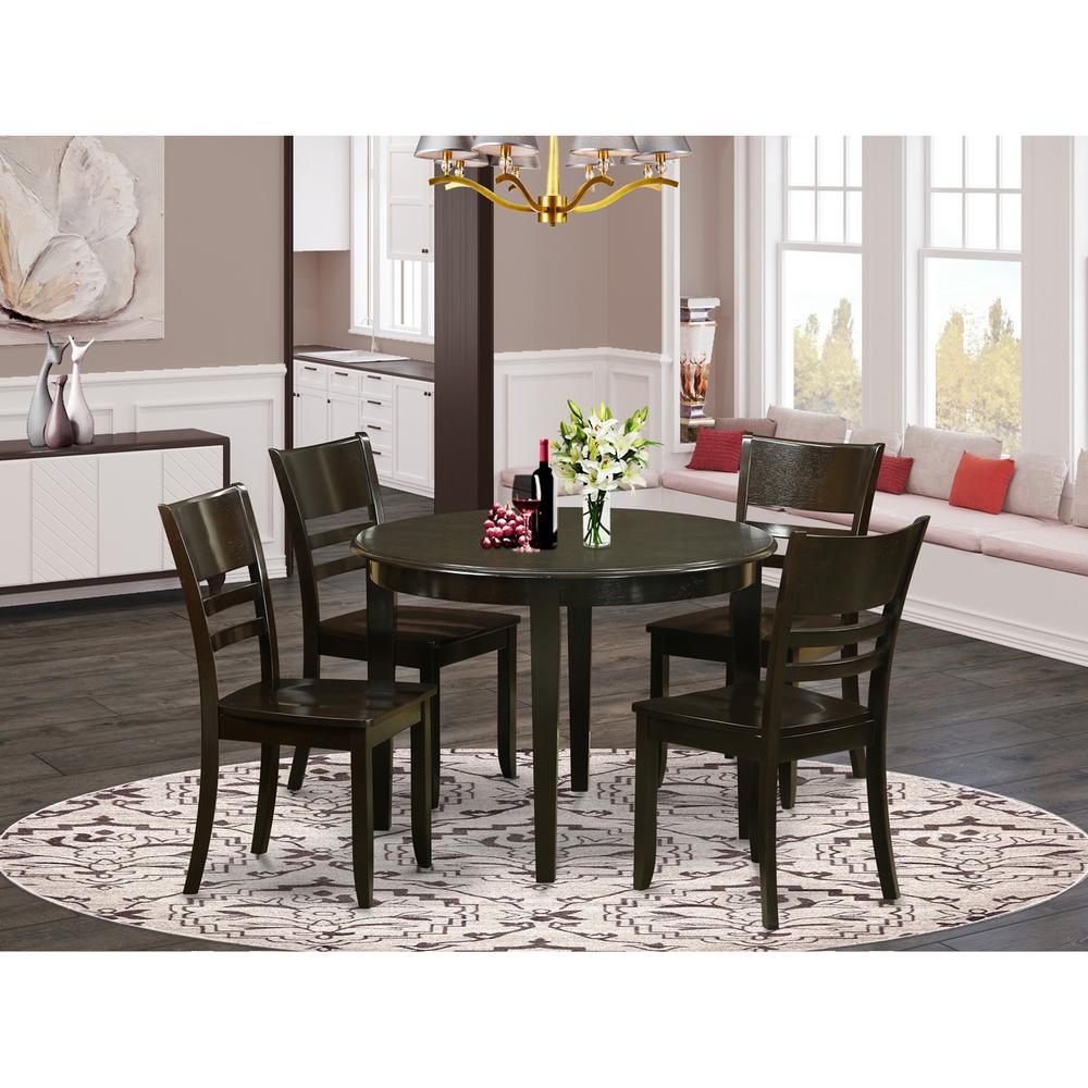 5  Pc  small  Kitchen  Table  and  Chairs  set-Dining  Table  and  4  Dining  Chairs. Picture 2