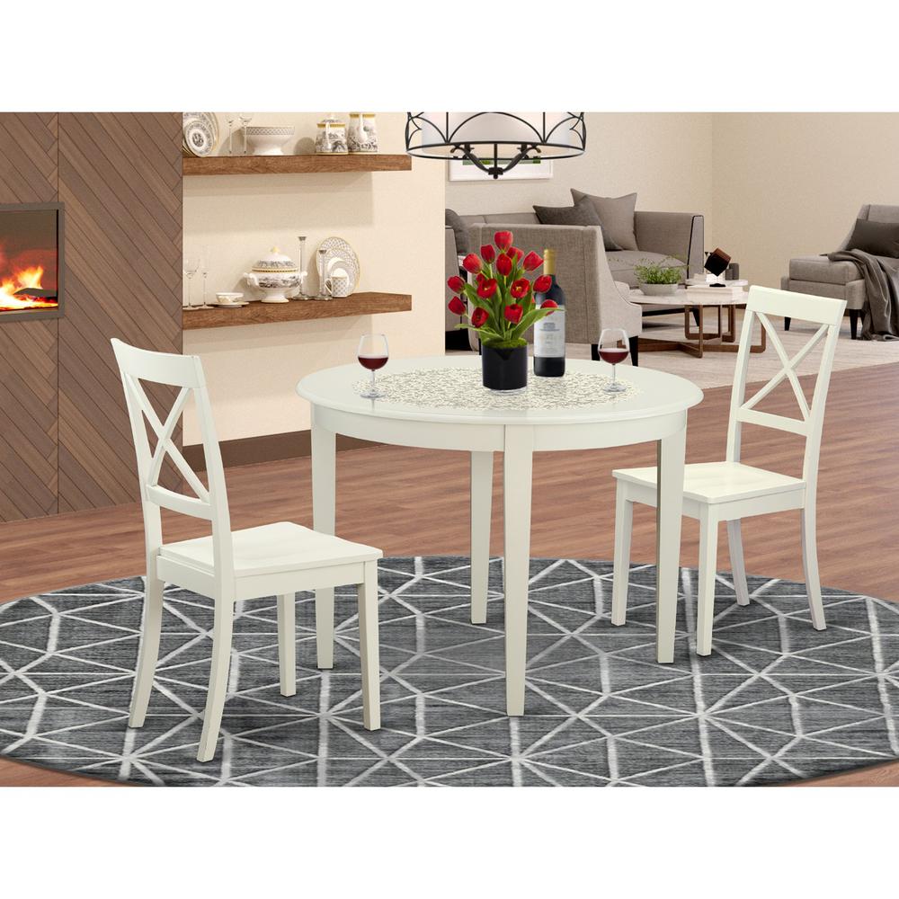 3  Pc  Dining  room  set  for  2-Small  Kitchen  Table  and  2  Kitchen  Chairs. Picture 2