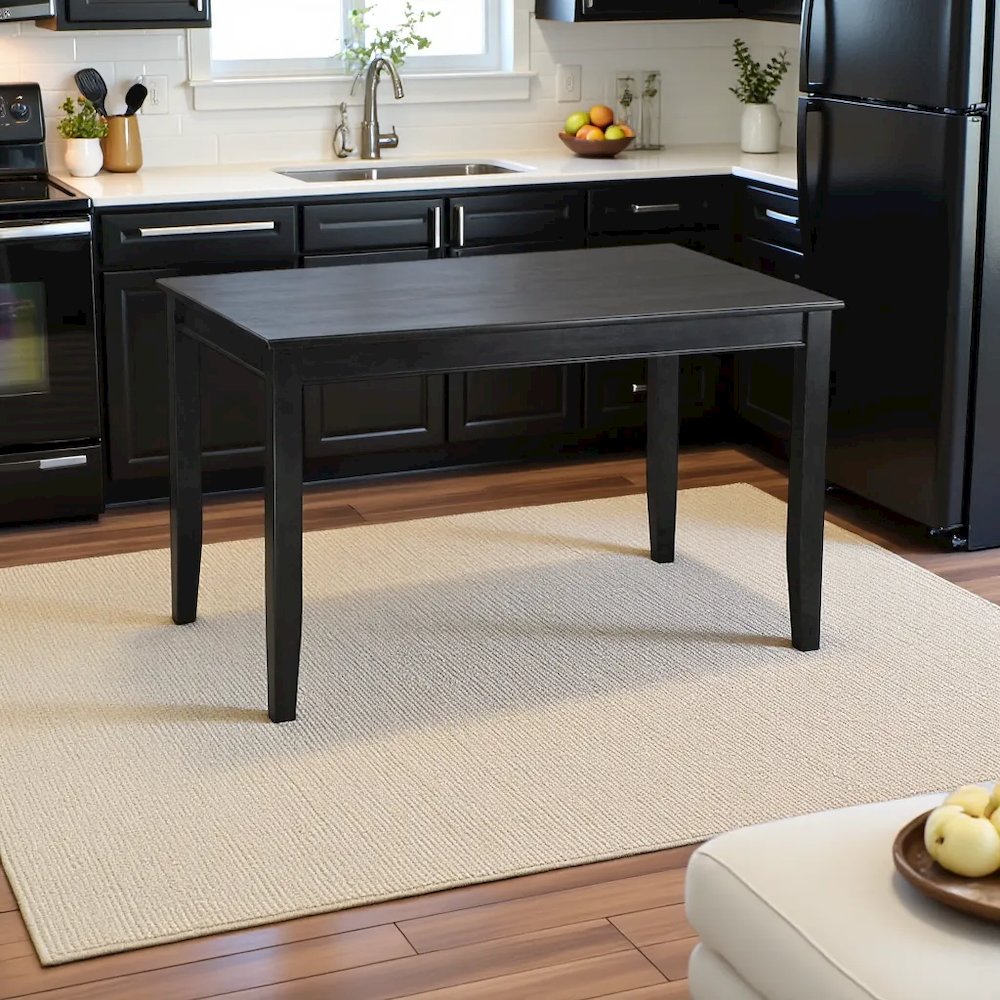 Elegant Black Counter-Height Small Dining Table for Kitchen Spaces. Picture 2