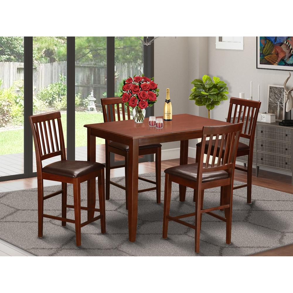 5  Pc  counter  height  Dining  set-high  Table  and  4  Kitchen  Chairs.. Picture 2
