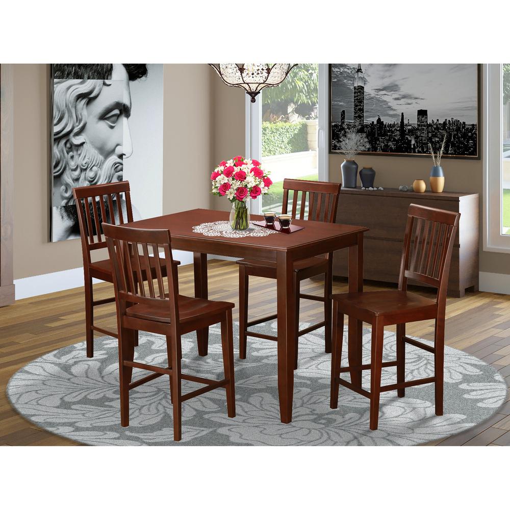 5  Pc  counter  height  Dining  set-high  Table  and  4  dinette  Chairs.. Picture 2