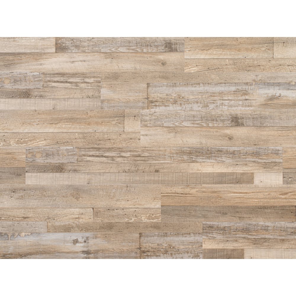 EVA Backing SPC Wood Flooring Planks, Silver Onyx 4mm x 7" x 48" with 20mil Wear Layer and I4F Click Locking, 30 sq ft /Case. Picture 1