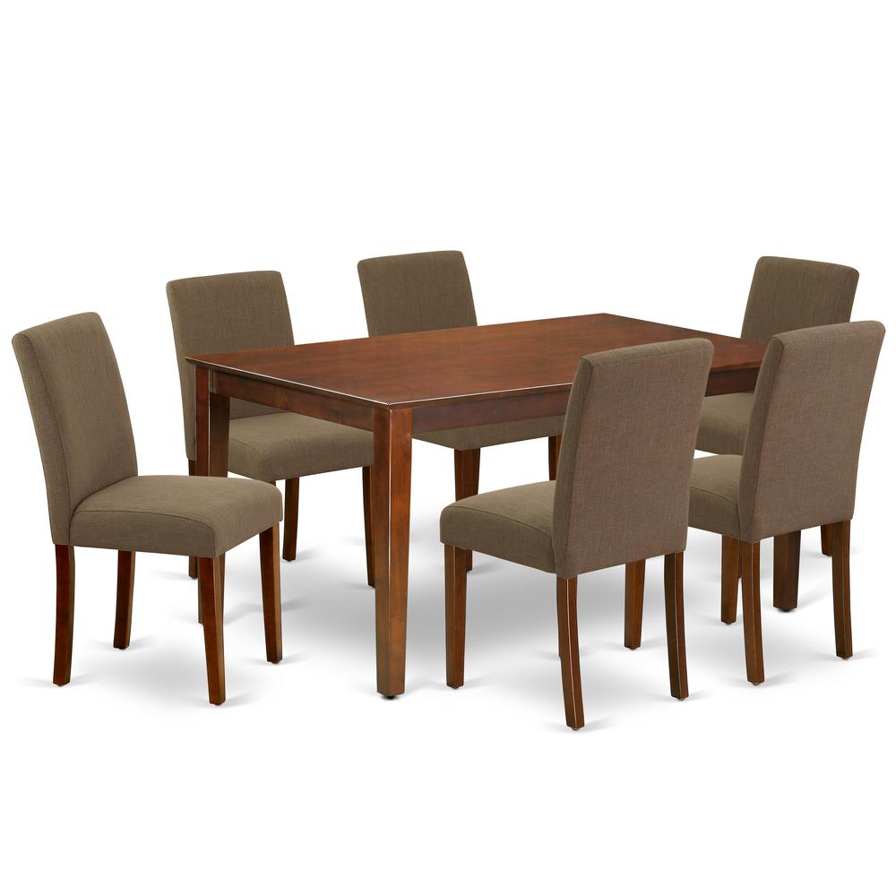 Dining Room Set Mahogany, CAAB7-MAH-18. Picture 1