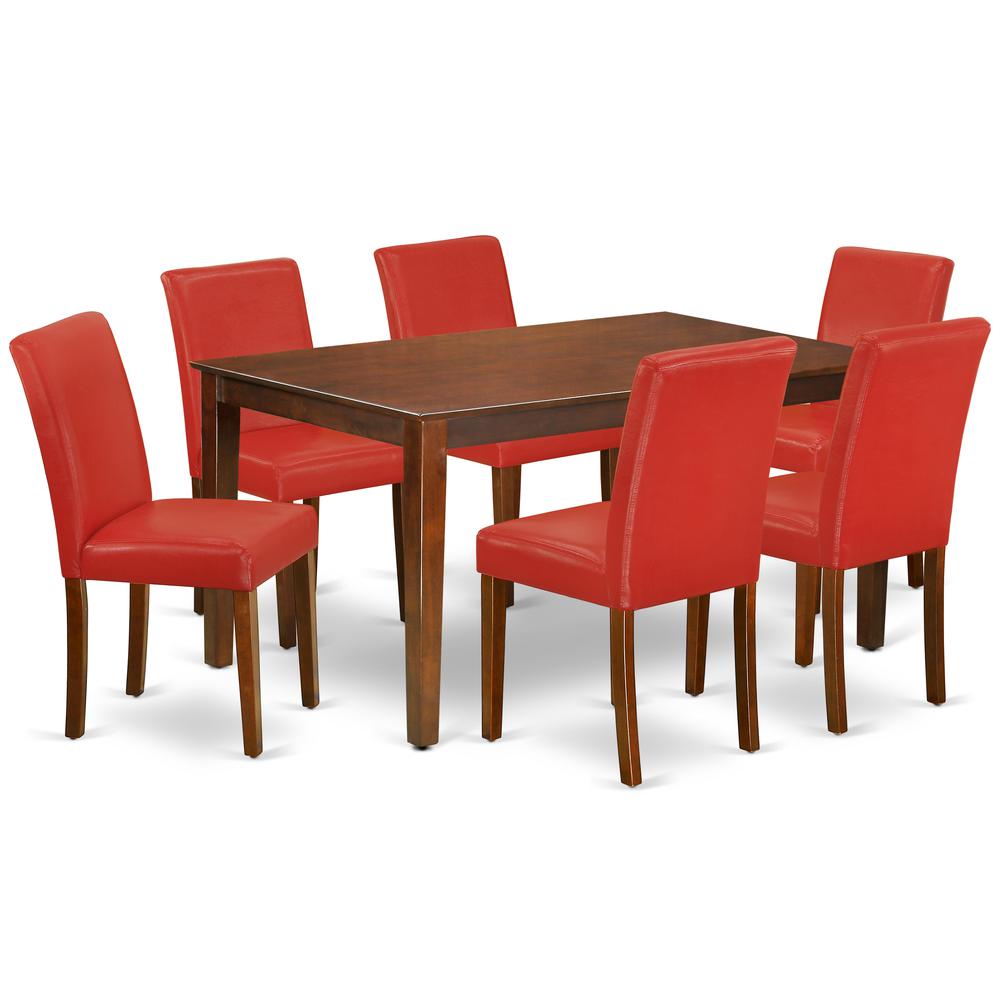 Dining Room Set Mahogany, CAAB7-MAH-72. Picture 1