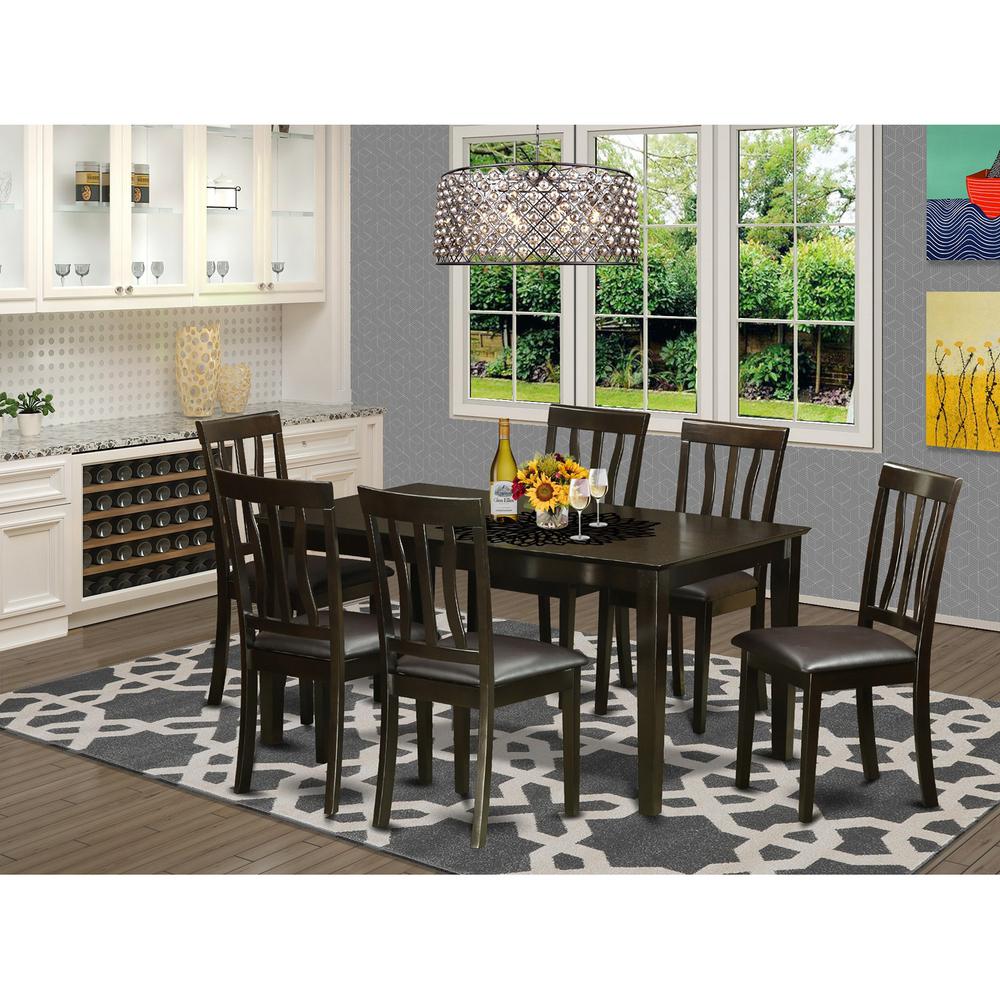 7  PC  Dining  room  set  for  6-Dining  Table  and  6  Dining  Chairs. Picture 2