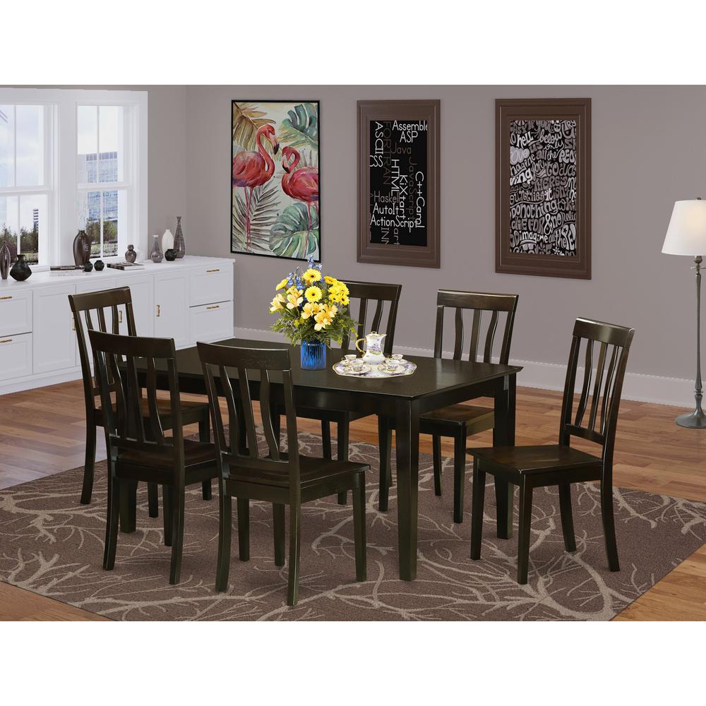 7  Pc  Kitchen  Table  set-  Kitchen  Table  and  6  Dining  Chairs. Picture 4