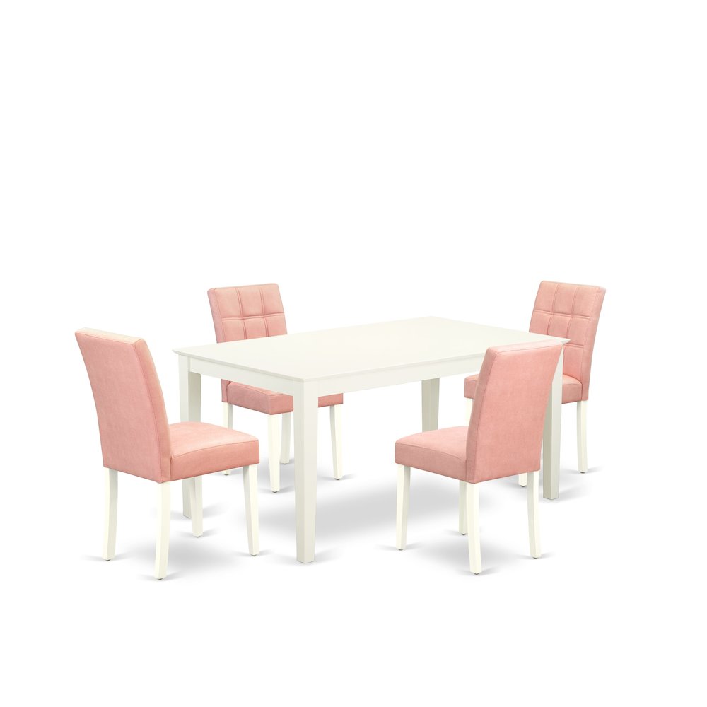 5 Piece Dining Table Set consists A Kitchen Table. Picture 1