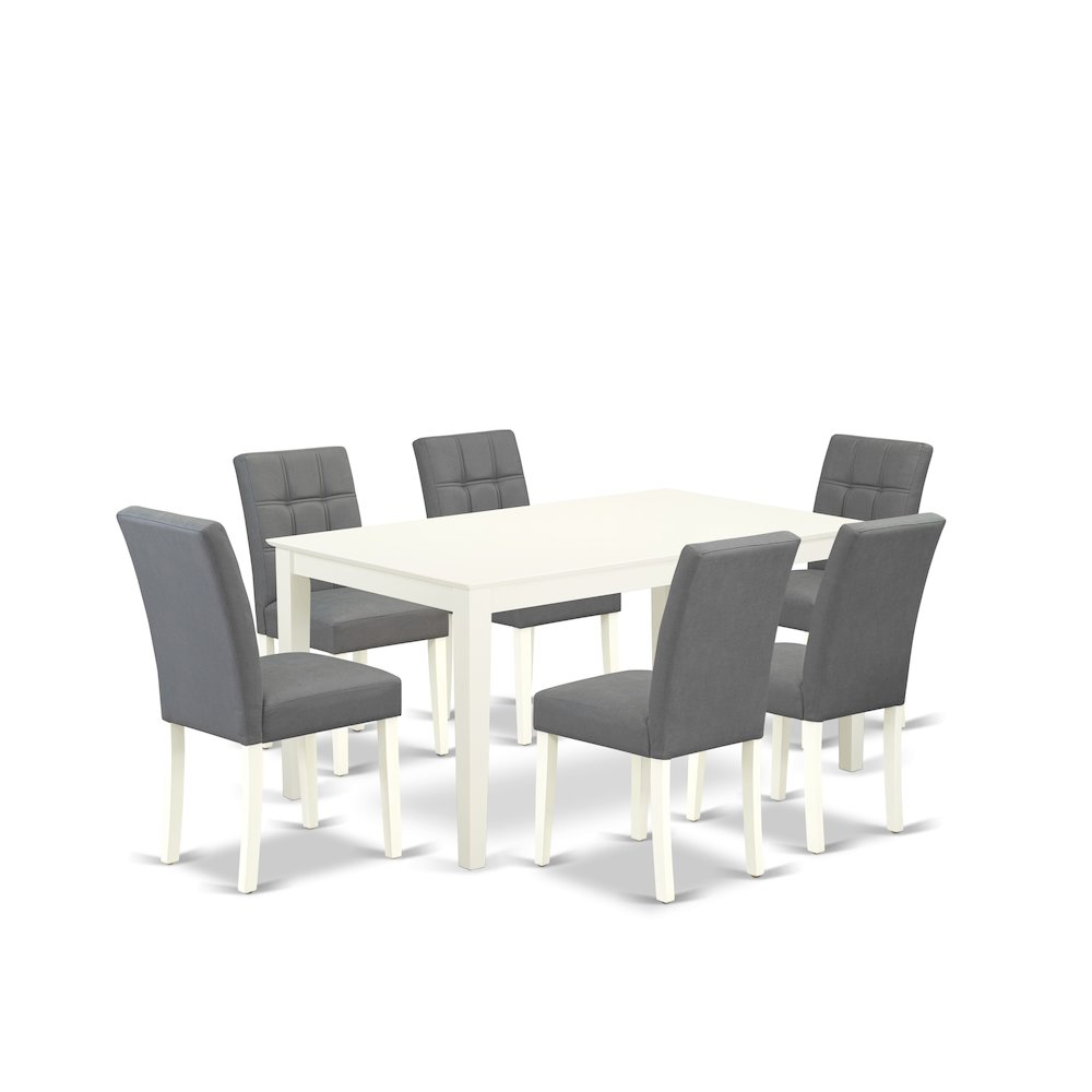 7 Piece Dinner Table Set. Picture 1