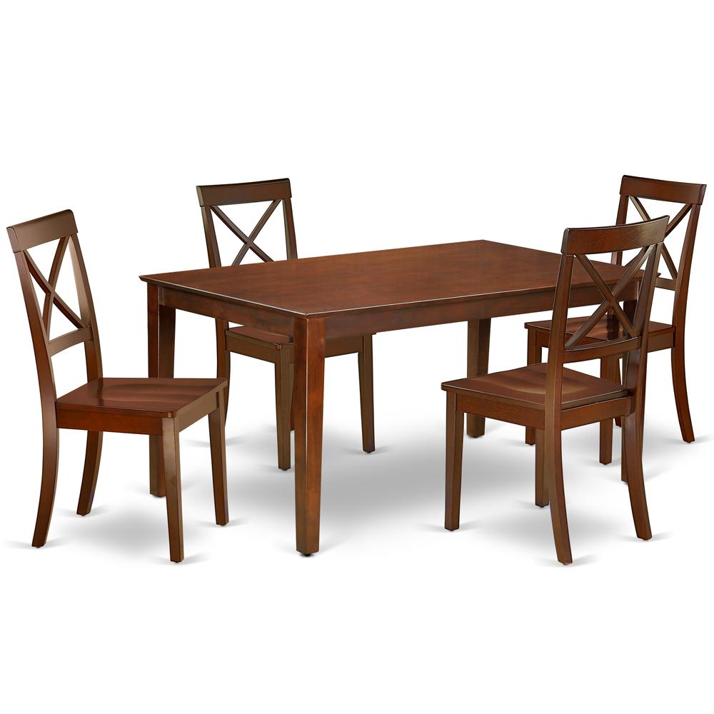 Dining Room Set Mahogany, CABO5-MAH-W. Picture 1