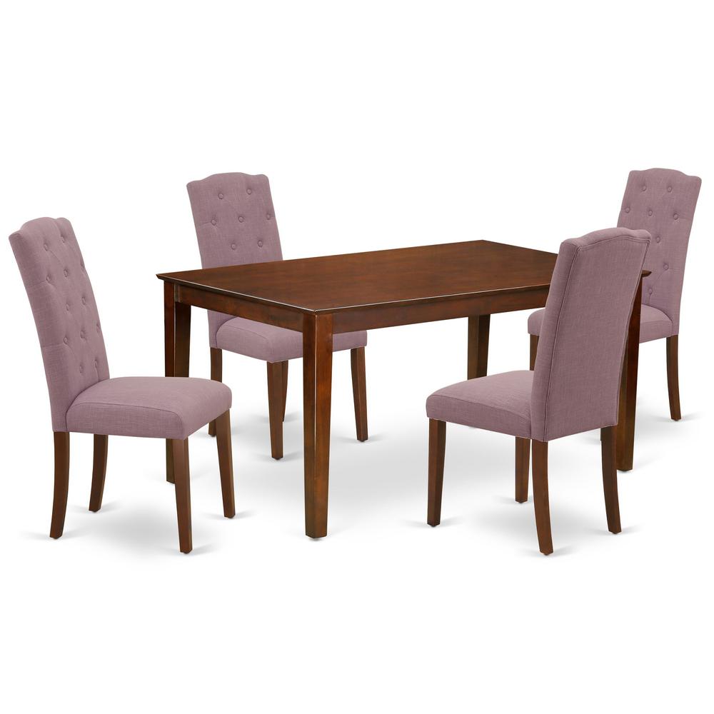 Dining Room Set Mahogany, CACE5-MAH-10. Picture 1